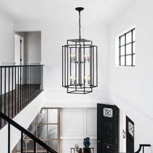 Geometric Foyer Chandelier
