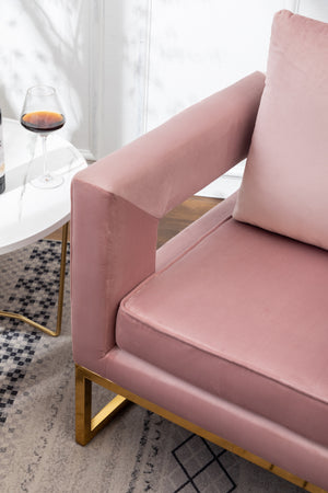 Lenola Contemporary Upholstered Accent Arm Chair