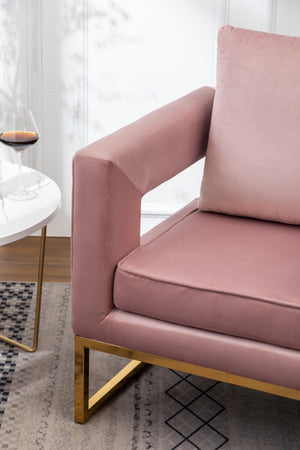 Lenola Contemporary Upholstered Accent Arm Chair
