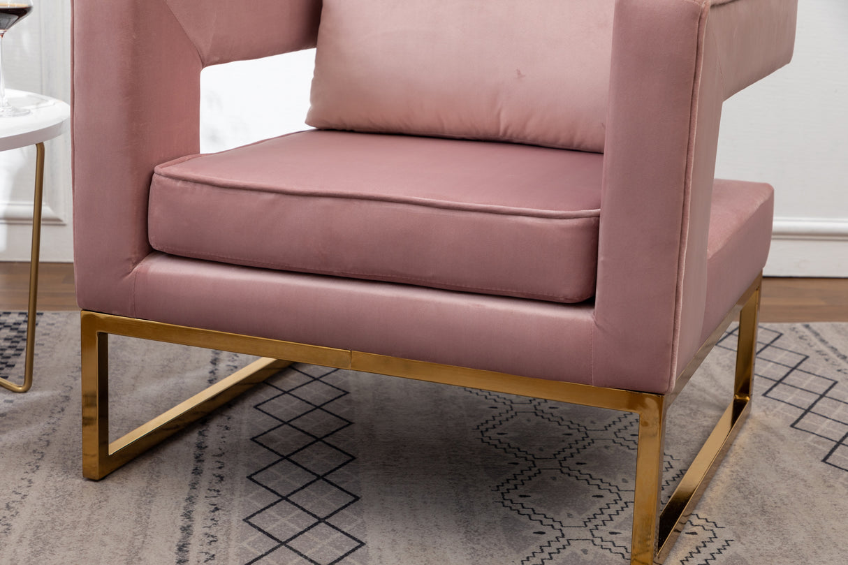 Lenola Contemporary Upholstered Accent Arm Chair