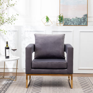 Lenola Contemporary Upholstered Accent Arm Chair