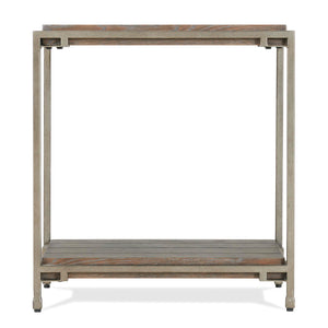 Corbeta Metal Frame Wood Living Room Chairside Table