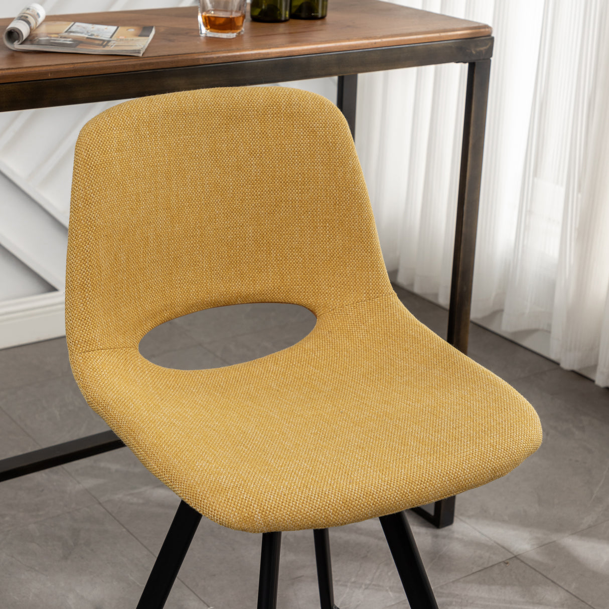 Porth Fabric Kitchen Counter Height Stools, Set of 2