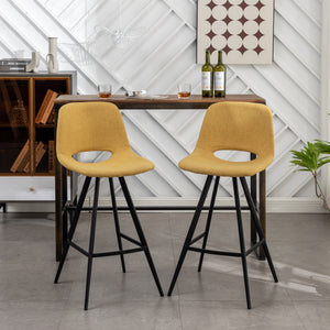 Porth Fabric Kitchen Counter Height Stools, Set of 2
