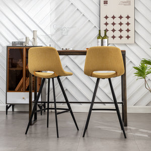 Porth Fabric Kitchen Counter Height Stools, Set of 2