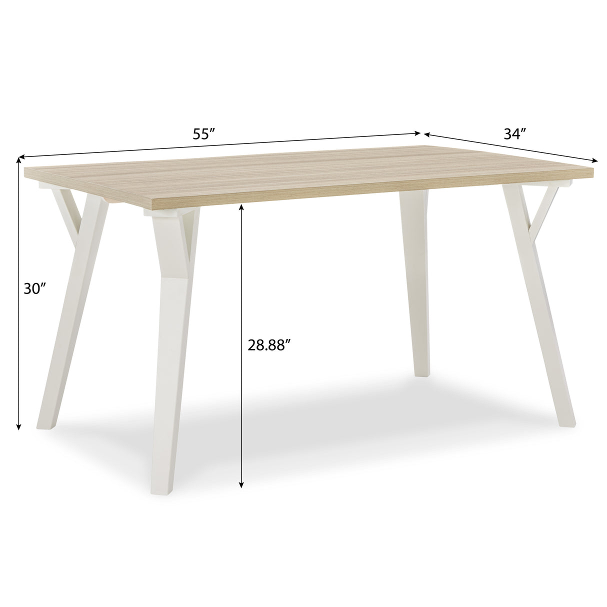 Alwynn Contemporary Rectangular Dining Table