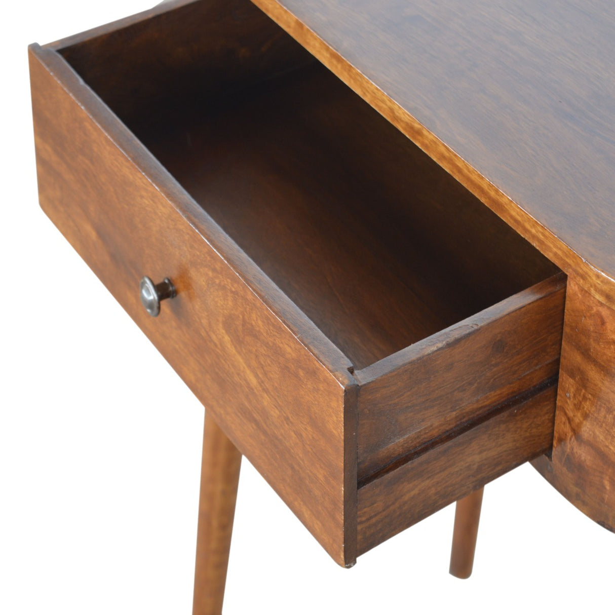 Solid Wood Albion Console, 1 Drawer, Chestnut