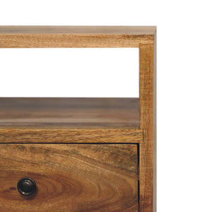 Solid Wood Mini Oak-ish Classic Nightstand