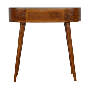 Solid Wood Albion Console, 1 Drawer, Chestnut