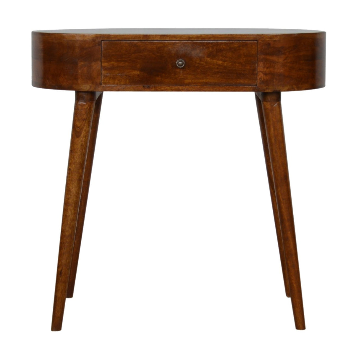 Solid Wood Albion Console, 1 Drawer, Chestnut