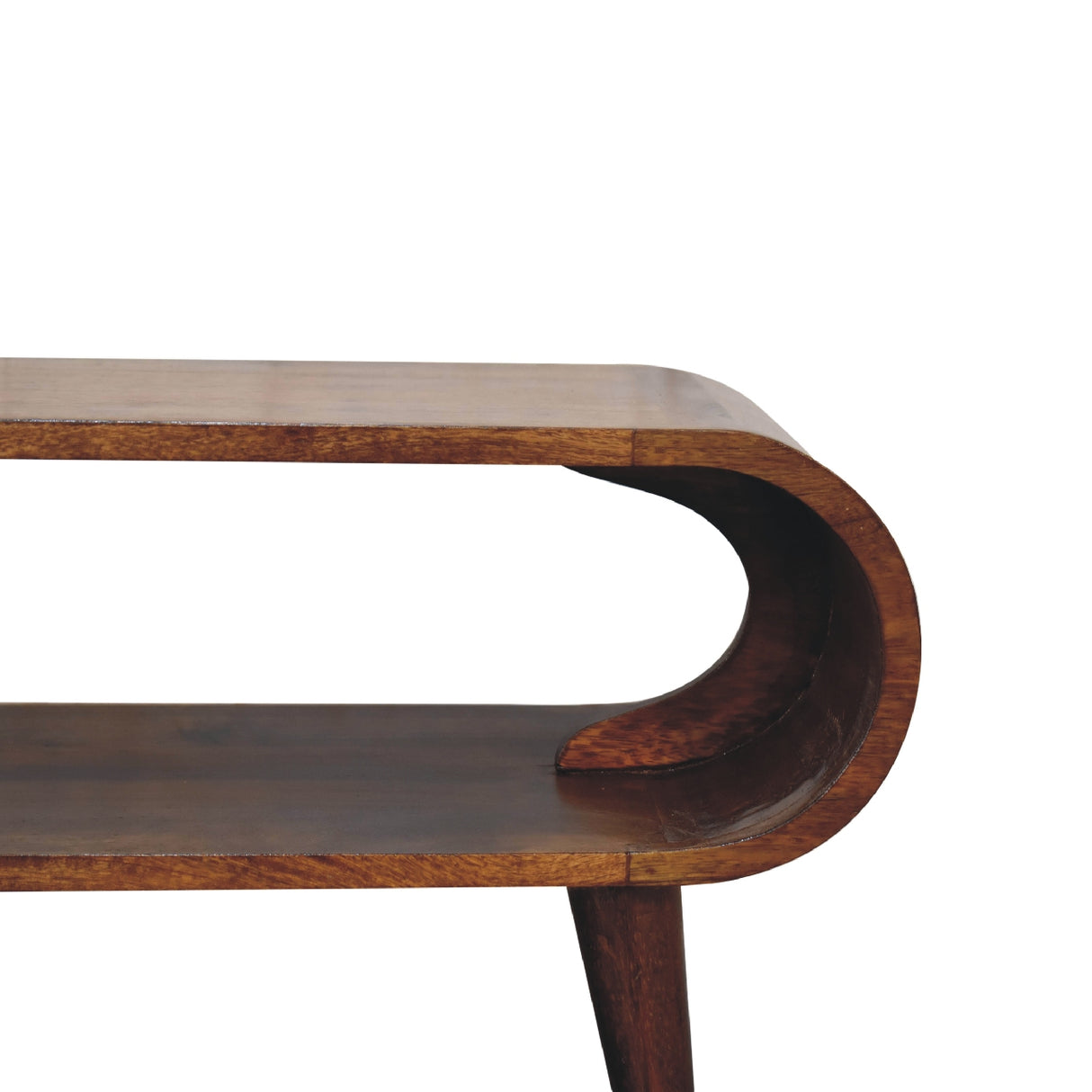 Solid Wood Amaya Nordic Style Coffee Table, Open Storage