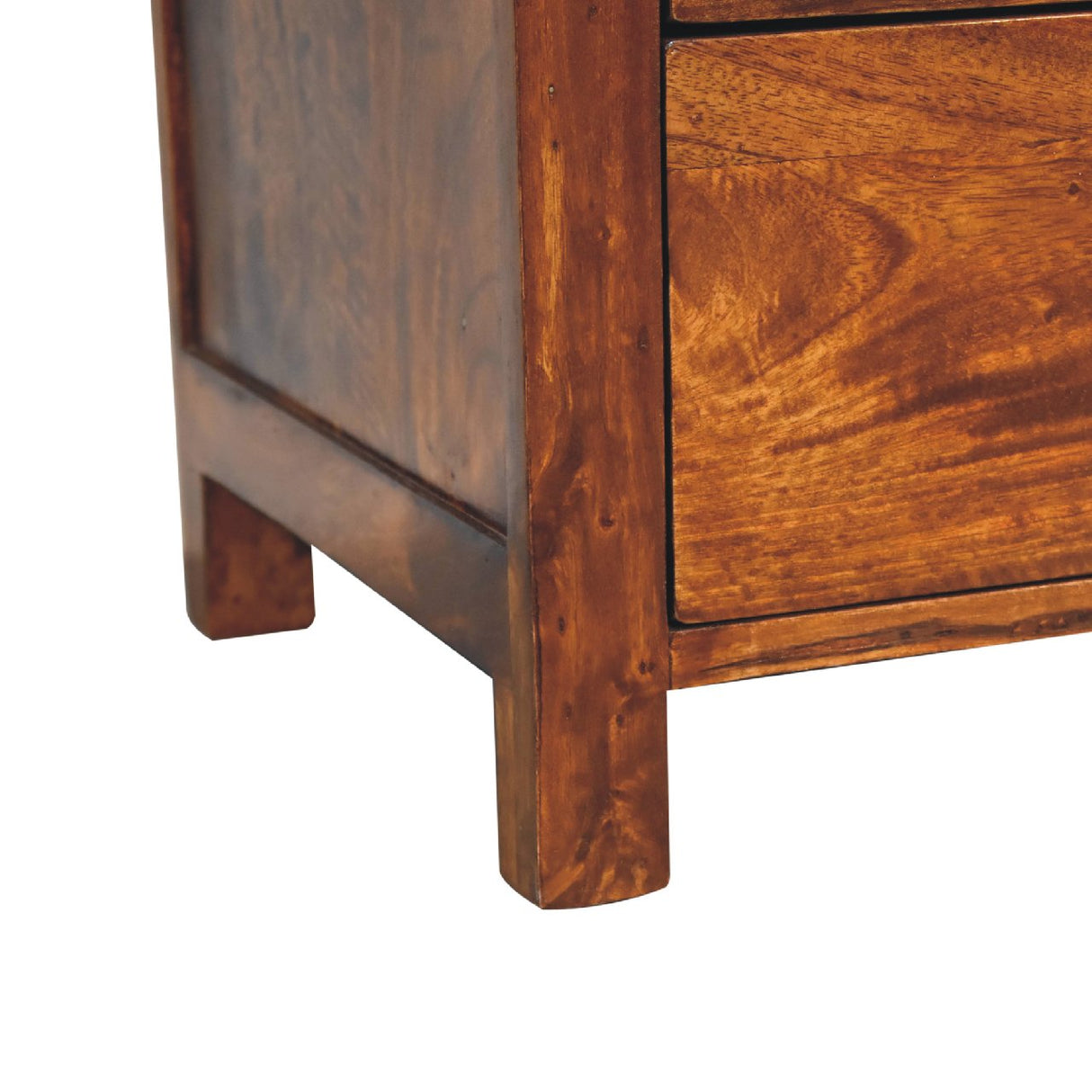 Naya Nightstand, 3-Drawers, Chestnut