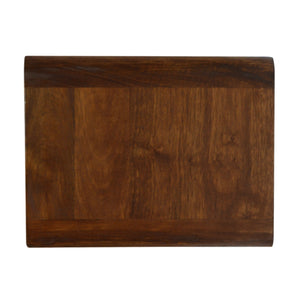Solid Wood Curve Floating Nightstand