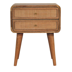 Close-Knit 2-Drawer Nightstand, Nordic Legs