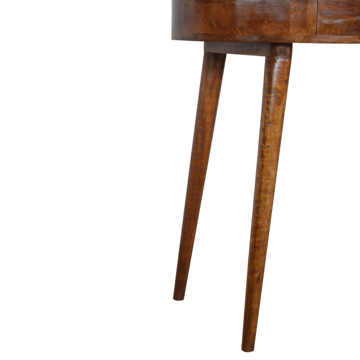 Solid Wood Albion Console, 1 Drawer, Chestnut