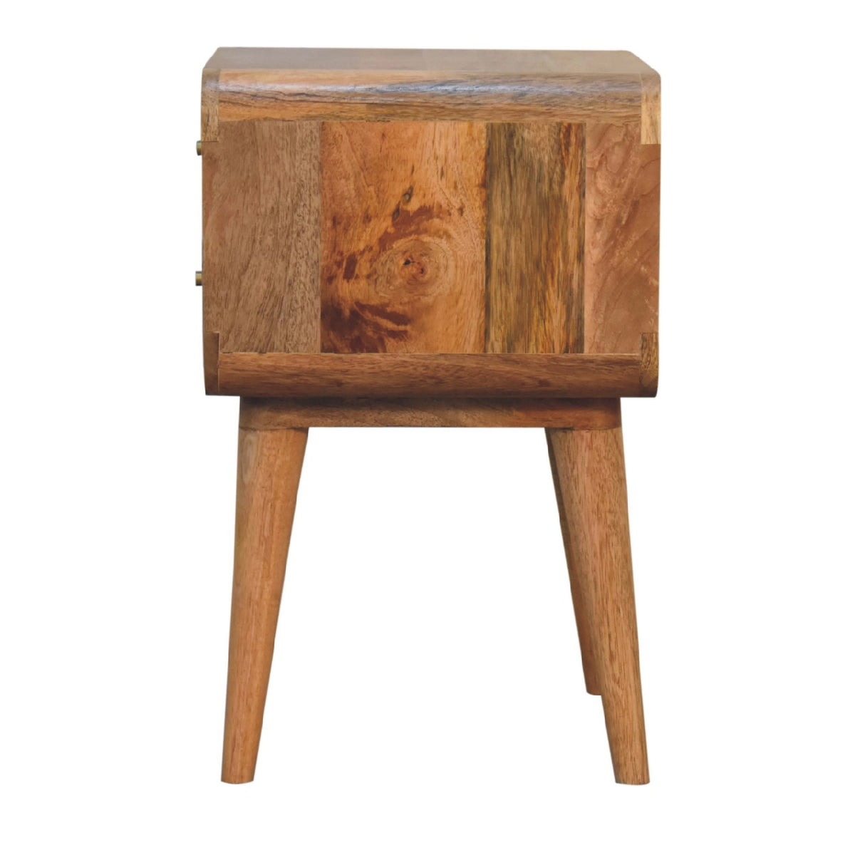 Close-Knit 2-Drawer Nightstand, Nordic Legs