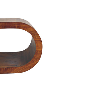 Amaya Coffee Table, Oval, Chestnut