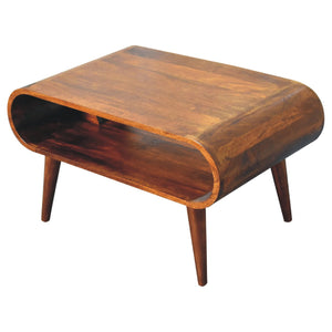 Open Chestnut Coffee Table, Nordic Legs