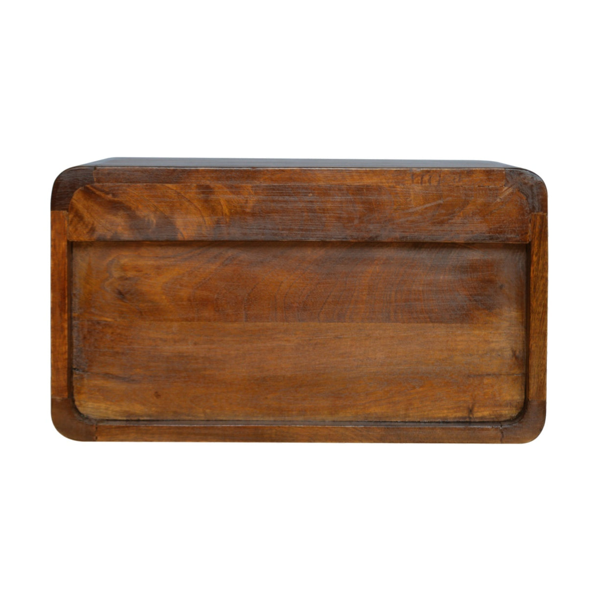Solid Wood Curve Floating Nightstand