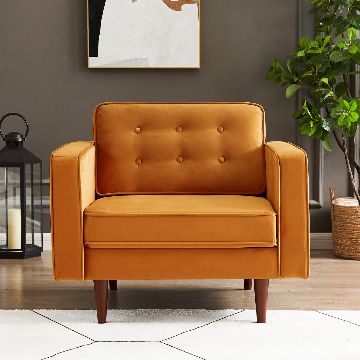 Casey Velvet Lounge Chair