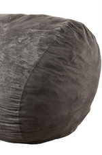 Nest 6.5 Foot Cylindrical Suede Bean Bag