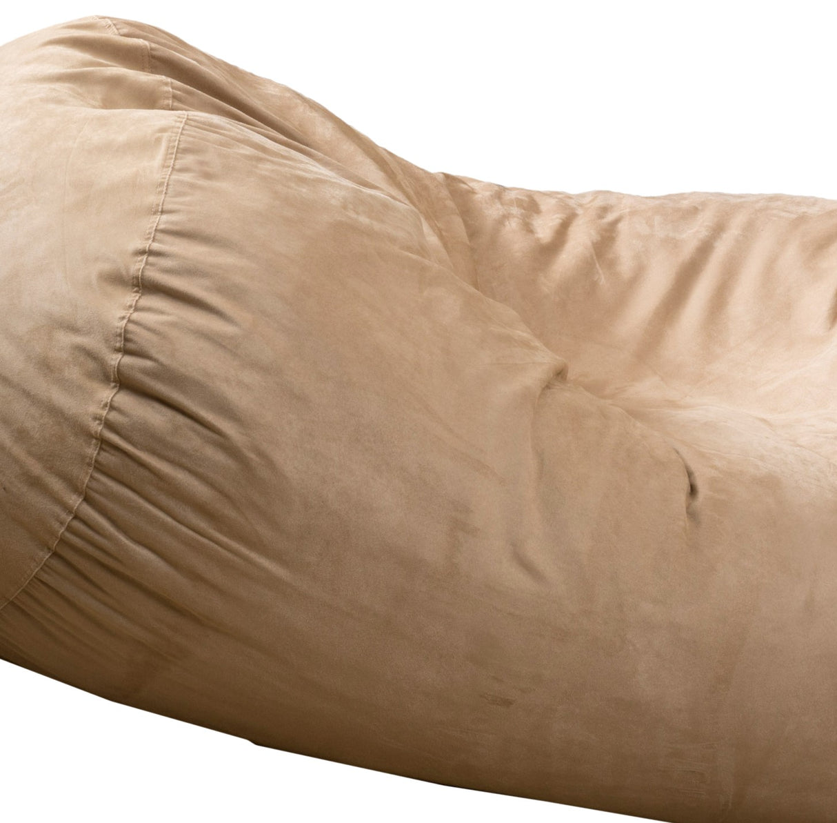Marlin 6.5 Foot Suede Cylindrical Bean Bag, Tuscany