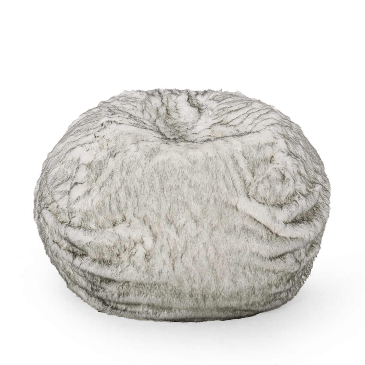 Negar 5 Foot Rounded Short Faux Fur Bean Bag
