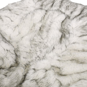 Negar 5 Foot Rounded Short Faux Fur Bean Bag