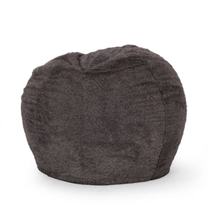 Vida 3 Foot Rounded Faux Fur Bean Bag