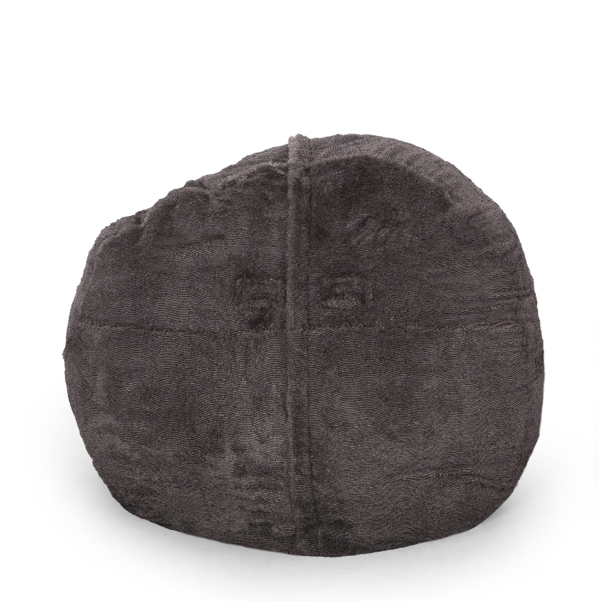 Lily Modern 5 Foot Faux Fur Cozy Bean Bag, Brown/Beige
