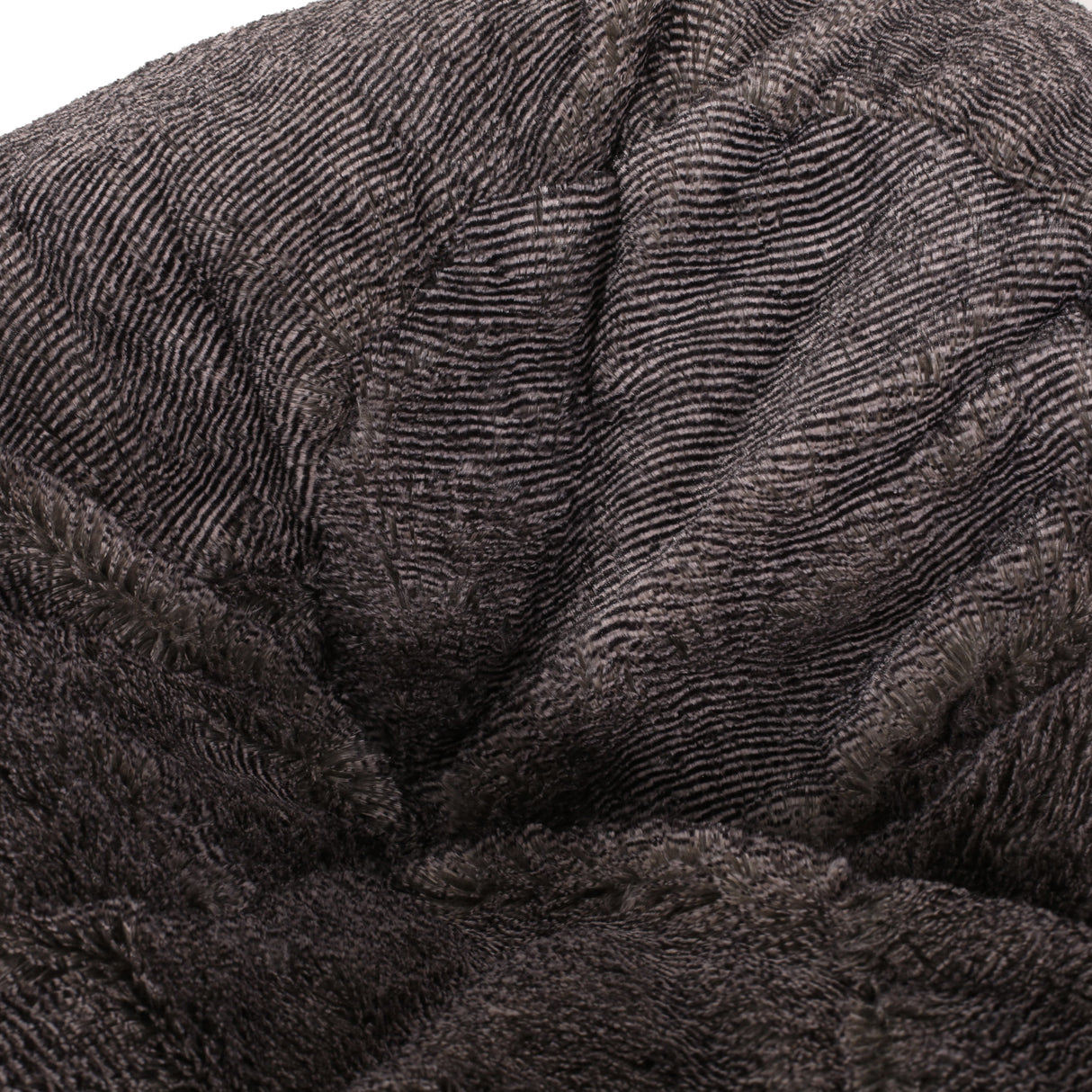 Vida 3 Foot Rounded Faux Fur Bean Bag