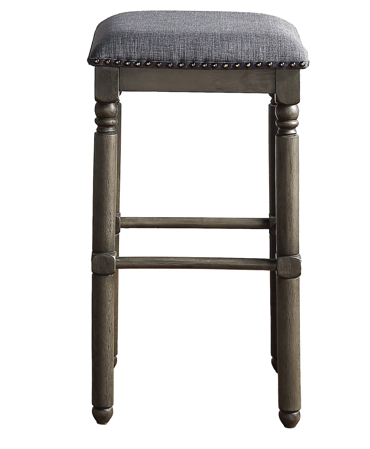 Arnhem Wood Upholstered Bar Stools, Set of 2