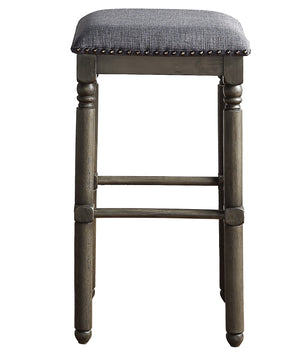 Arnhem Wood Upholstered Bar Stools, Set of 2