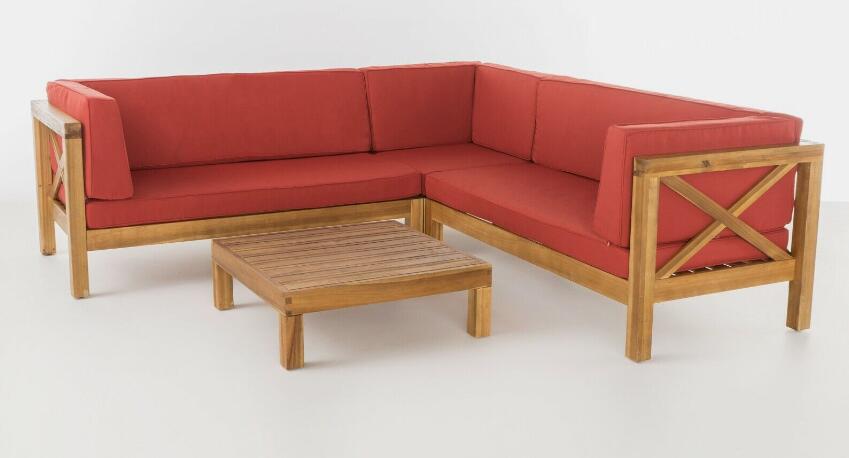 Brava X-Back 4-Piece Sofa Set