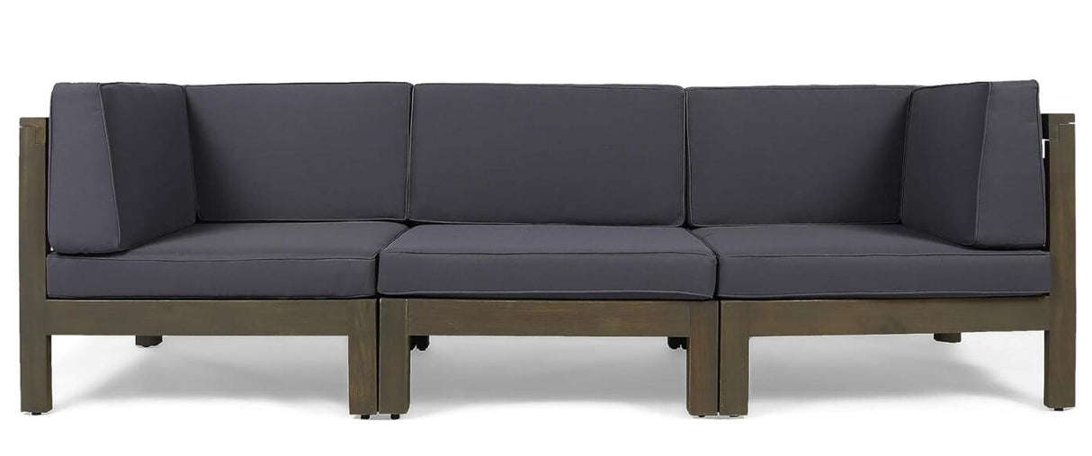 Brava X-Back 3 Seater Outdoor Sectional Sofa Set