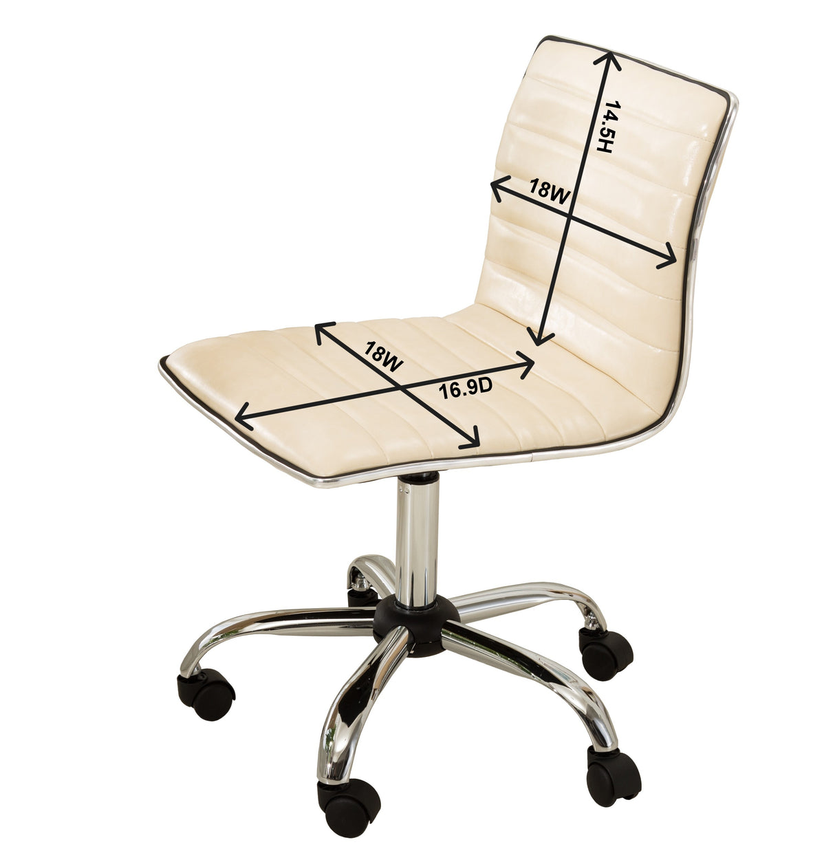 Fremo Chromel Adjustable Air Lift Office Chair
