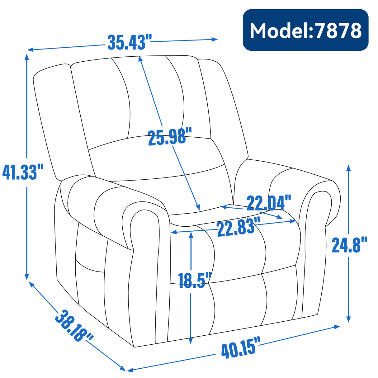 Power Lift Recliner Chair with Heat and Massage