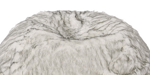 Negar 5 Foot Rounded Short Faux Fur Bean Bag