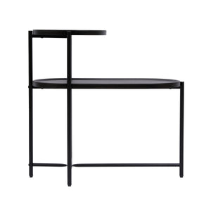 Round Coffee Table with Storage Tray