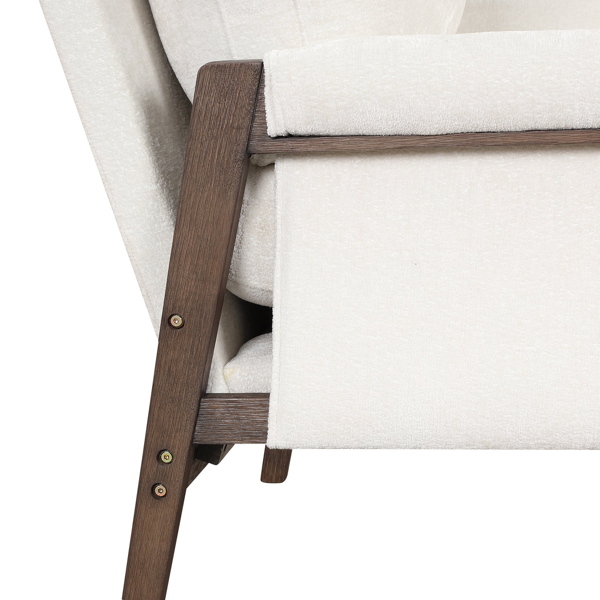 Kelly Mid-Century Modern Velvet Accent Armchair
