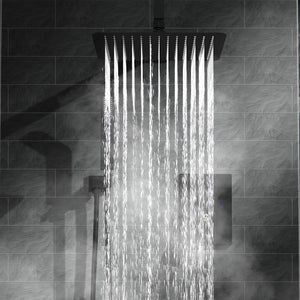 10 Inch Shower Head Bathroom Luxury Rain Mixer Shower Complete Combo Set