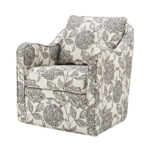 Wide Seat Arm Chair With 360 Degree Rotation