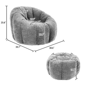 Plush Faux Fur Sofa Chair