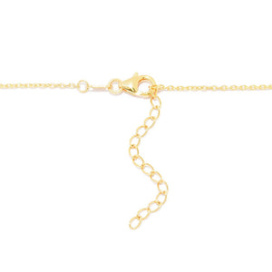 Gem Treasures Choice of 8mm Gemstone & White Zircon Station Necklace