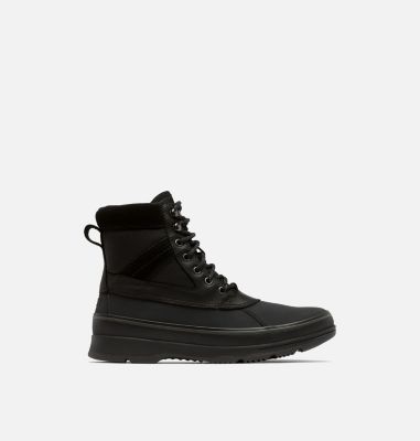 SOREL Ankeny II Boot WP Men's Boots Black/Jet : 12 D - Medium, Fabric/Leather