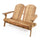 Outdoor Adirondack Rocking Loveseat With Hand Crafted Details - Best Buy Furniture