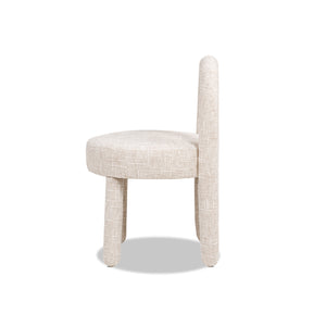 Penny Round Arched Fully Upholstered Dining Side Chair, Set of 2