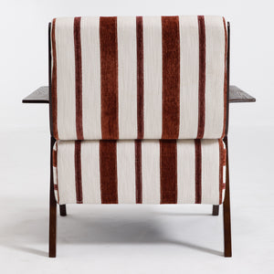 Modern Armchair with Widened Armrests