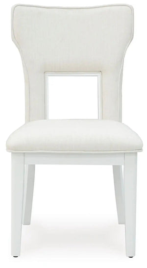 Chalanna - Dining Upholstered Side Chair (Set of 2) - White - Best Buy Furniture