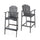Outdoor Acacia Wood Adirondack Barstools (Set of 2) - Best Buy Furniture
